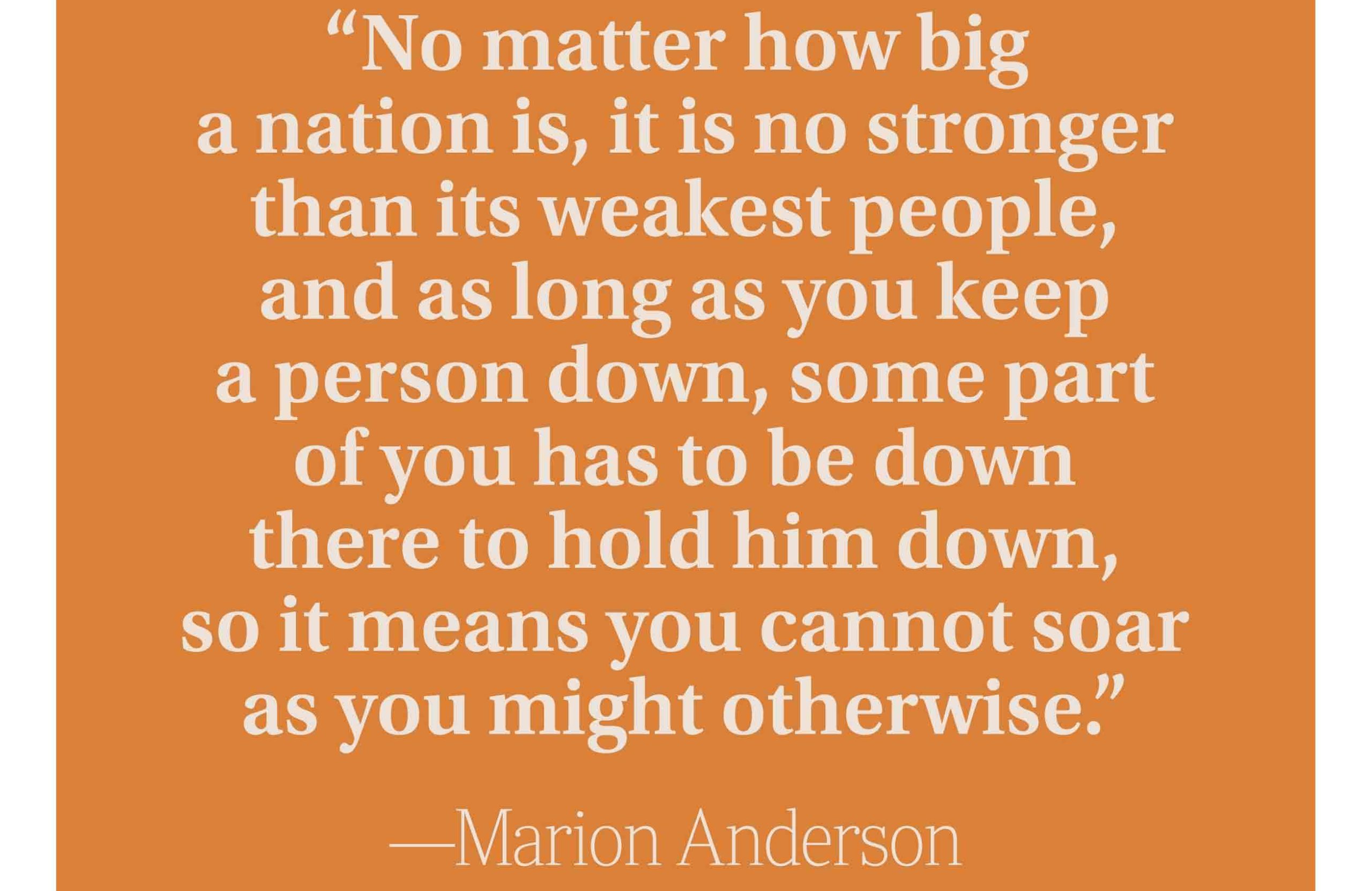 A nation's strength