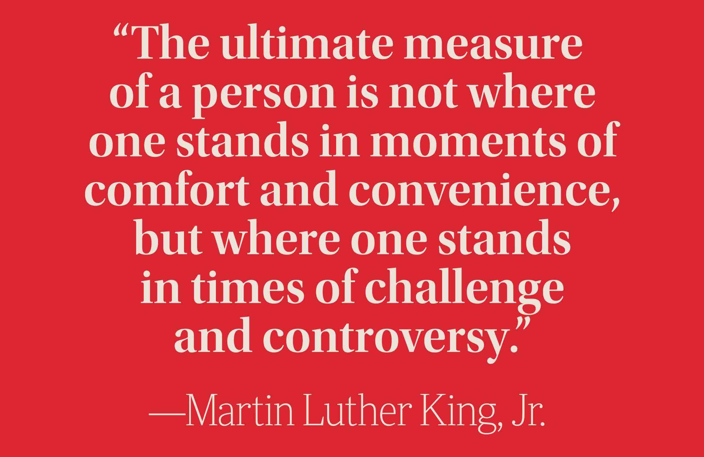 Challenge and controversy