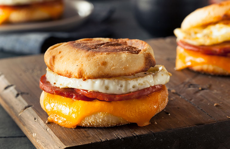 Make a breakfast sandwich