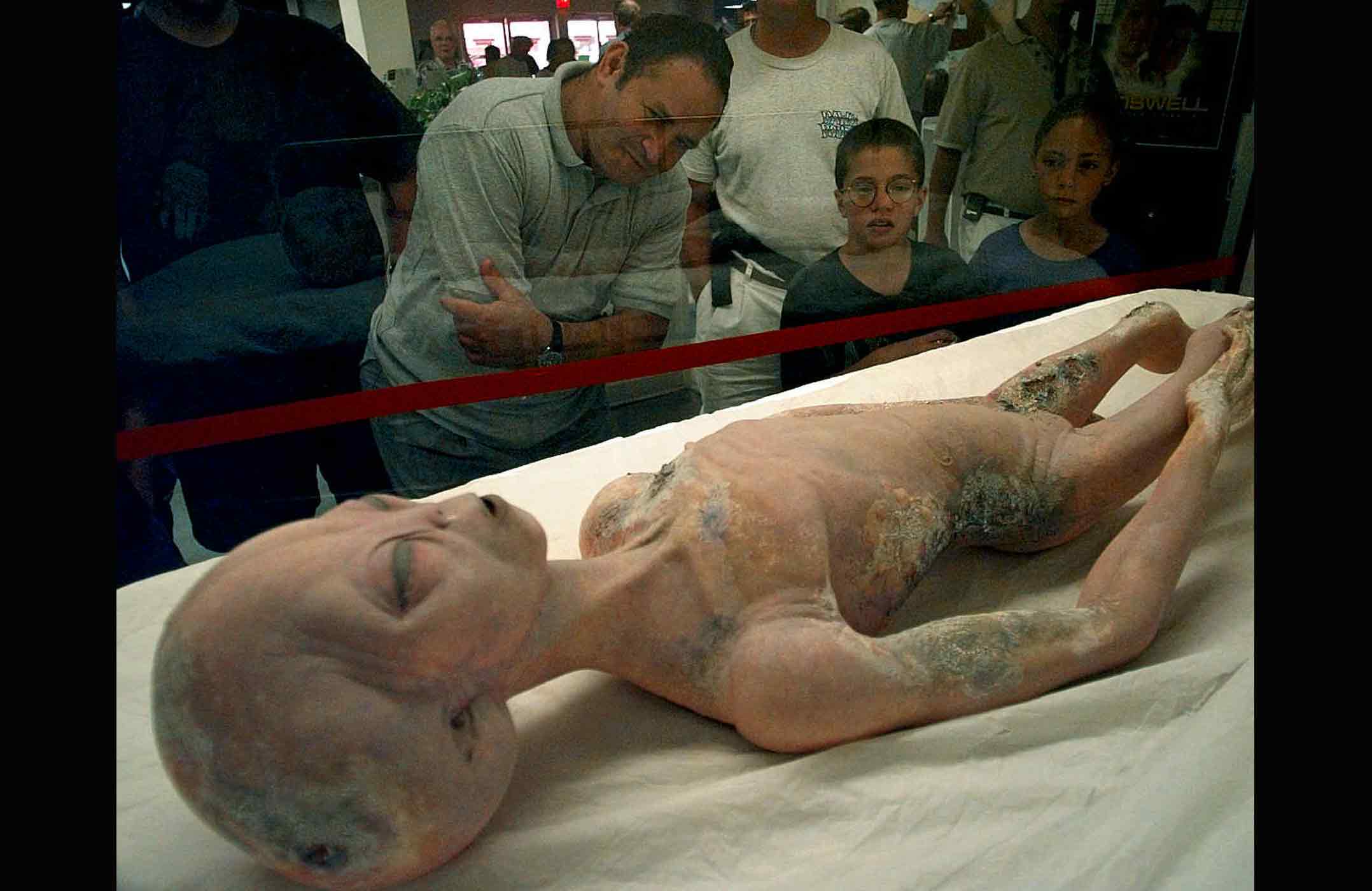 The body of an "actual" alien