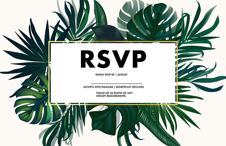 Failing to RSVP