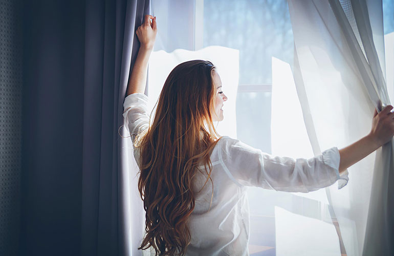 Close your curtains