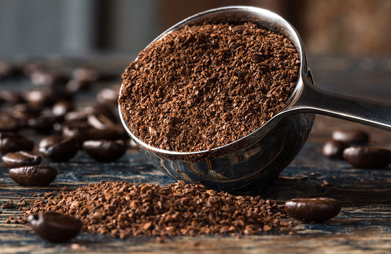Reuse those coffee grounds