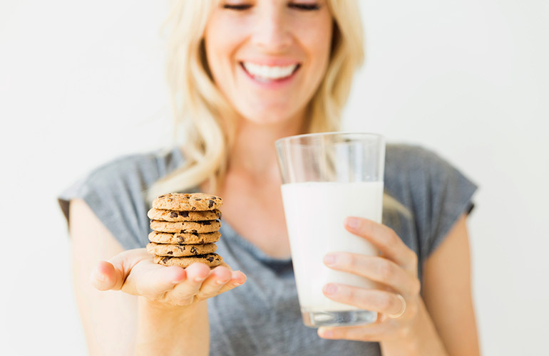 Reaching for a cookie? Lace-up your shoes instead