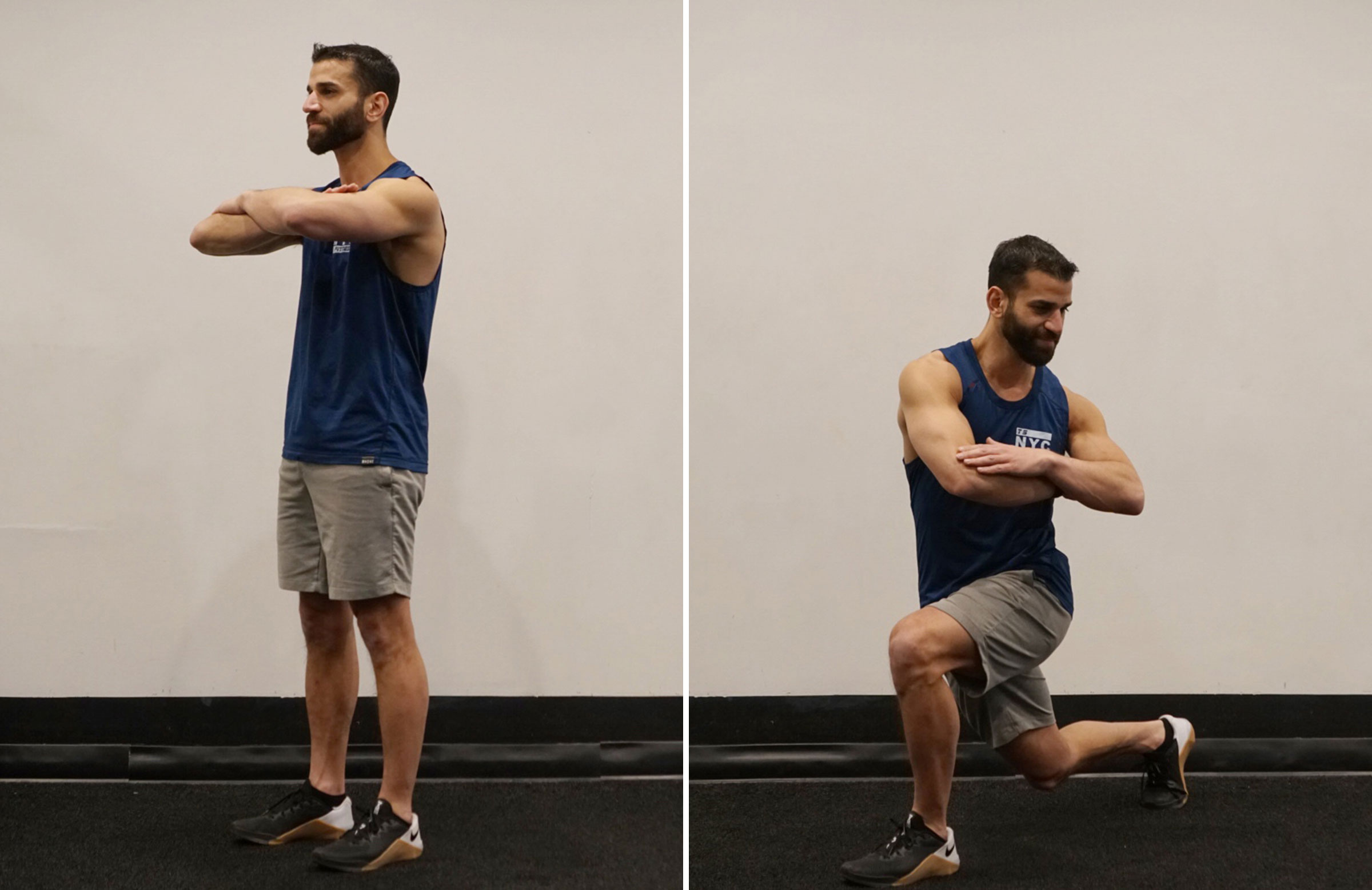 Reverse Lunge With Rotation