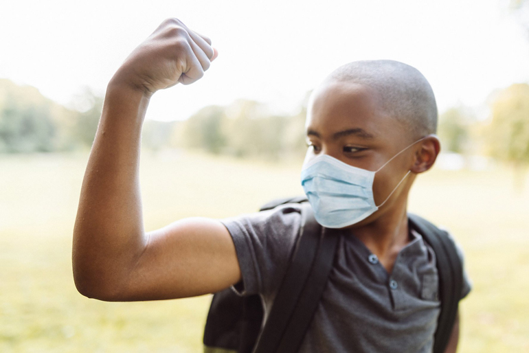 Wearing a mask is a sign of strength