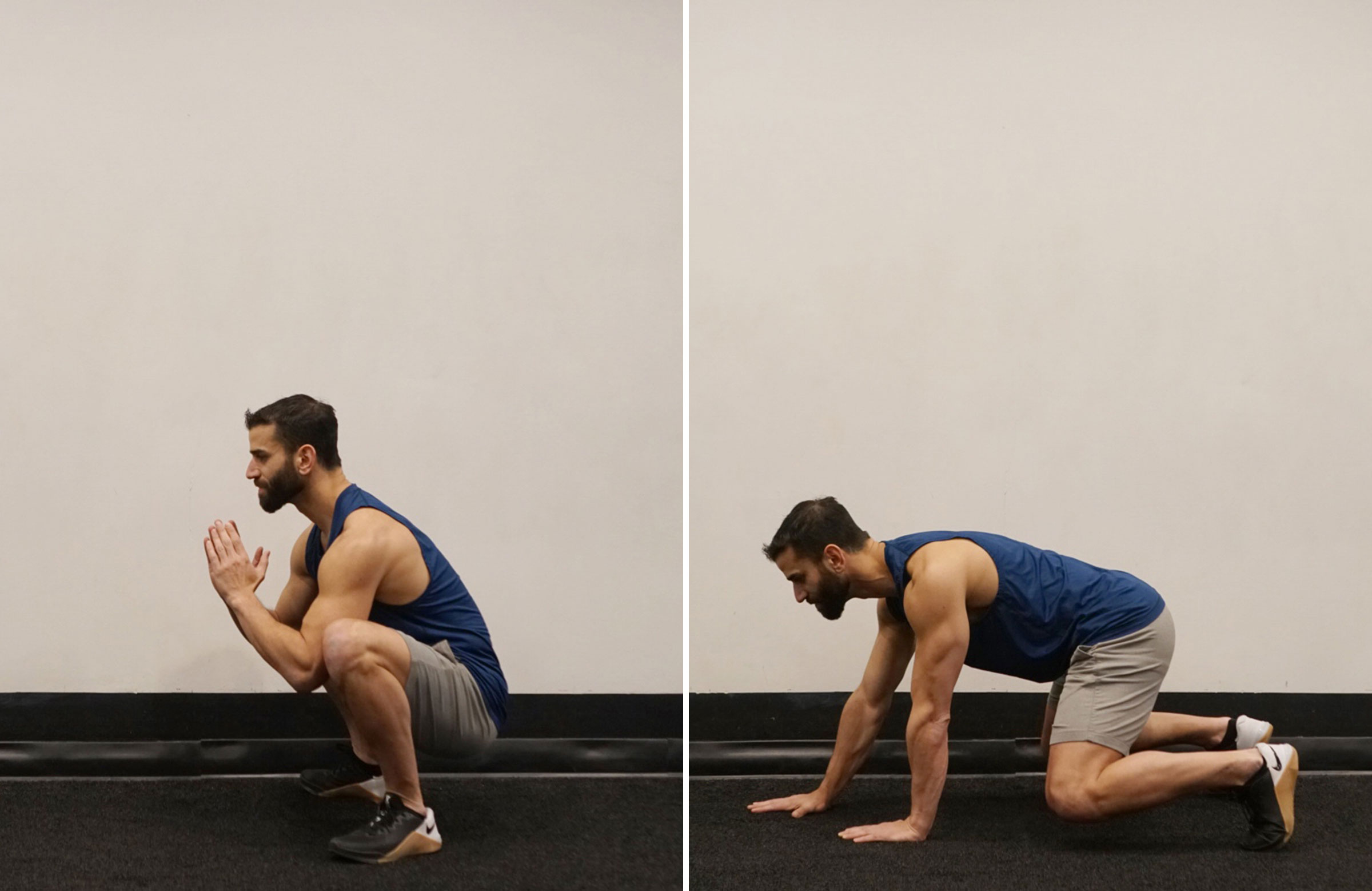 Deep Squat Walk Out