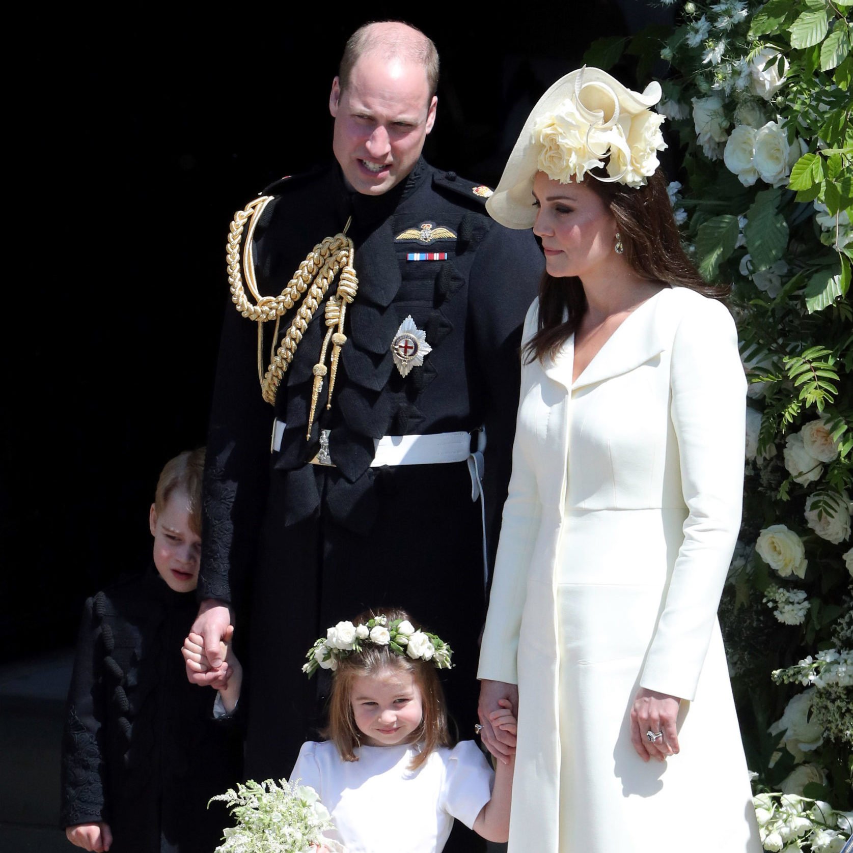 The Cambridges at the Sussex wedding