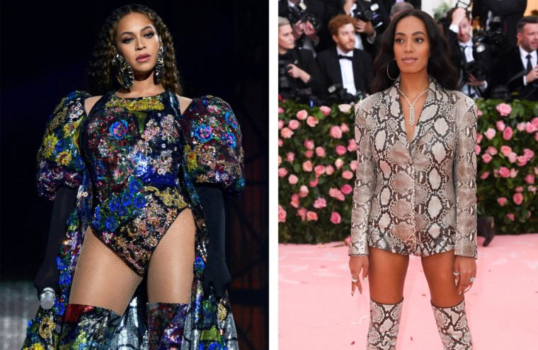 Beyoncé and Solange Knowles