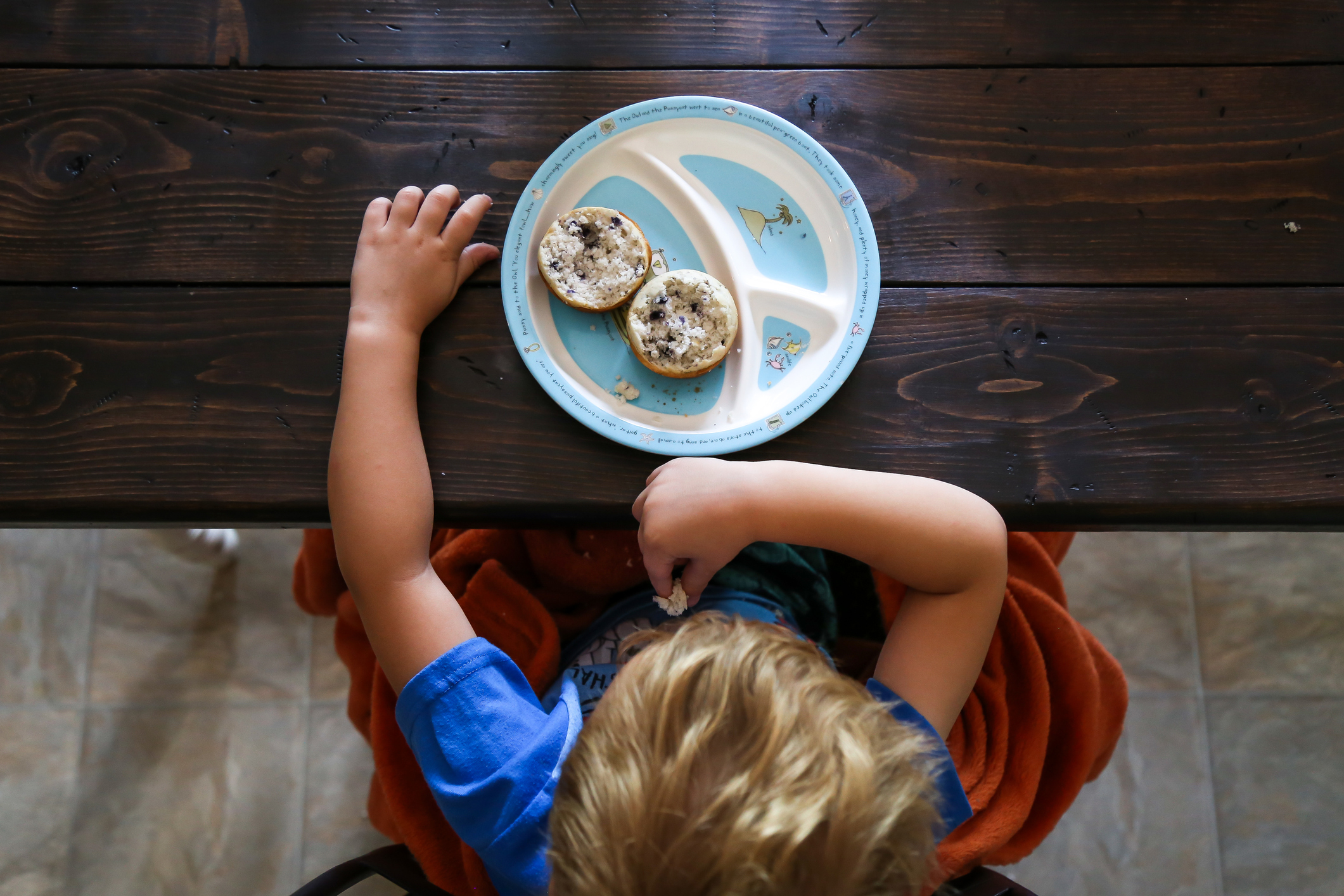 Your child has new eating patterns