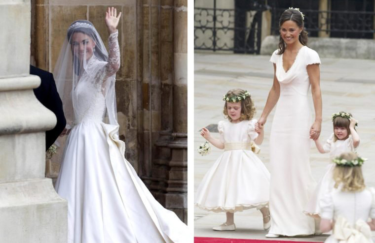 Catherine and Pippa Middleton