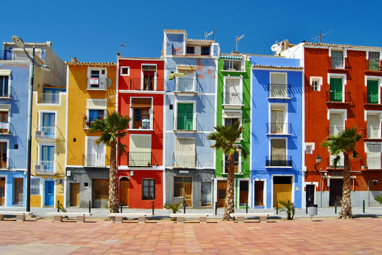 A rainbow of colour