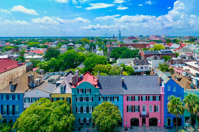 Rainbow Row, Charleston, South Carolina