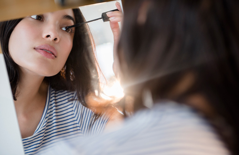 Don’t wear too much makeup