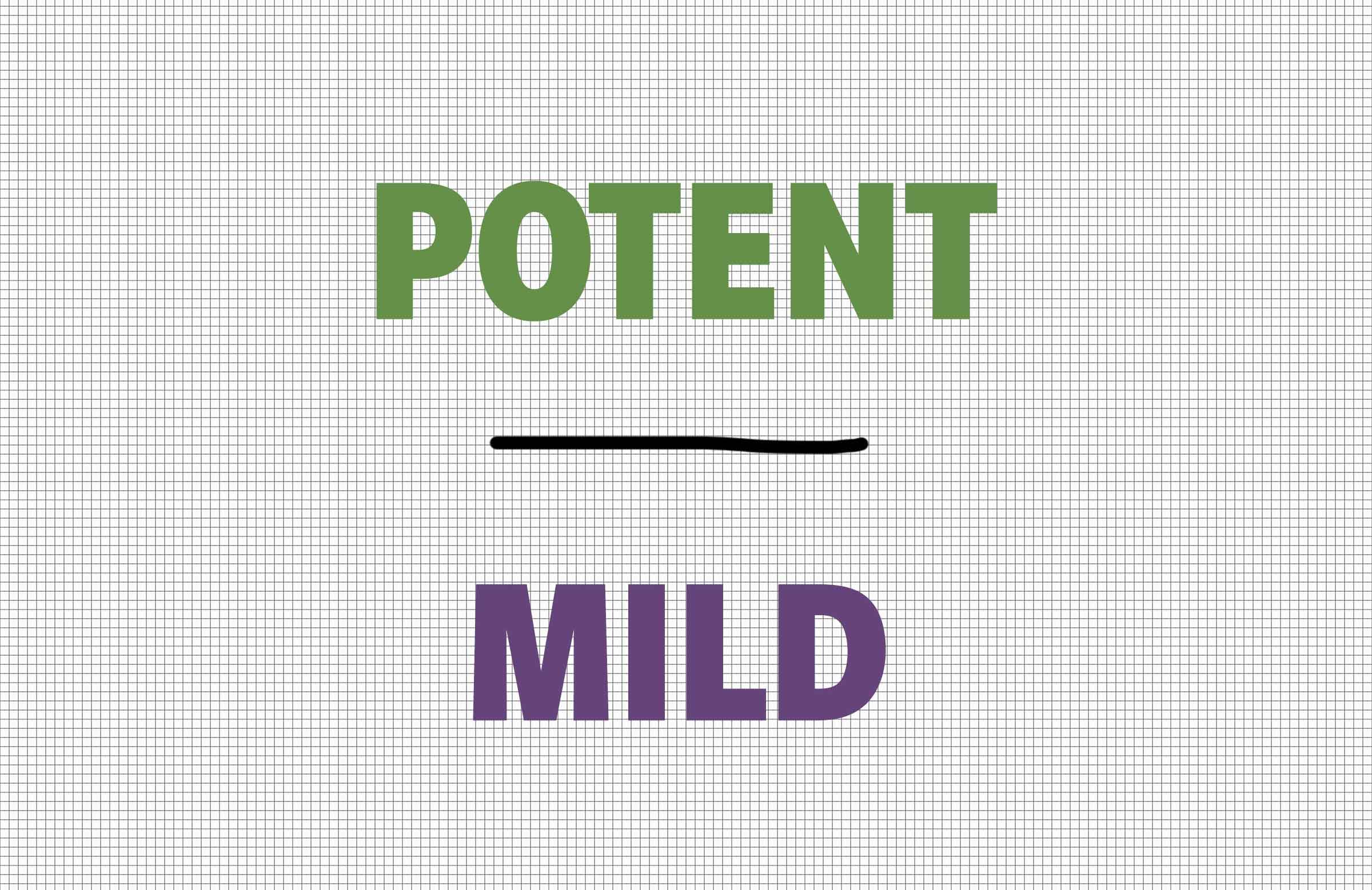 Potent/mild