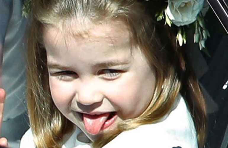 Tongue out