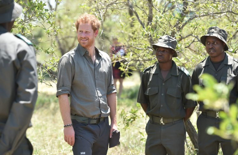 He feels at home in Africa