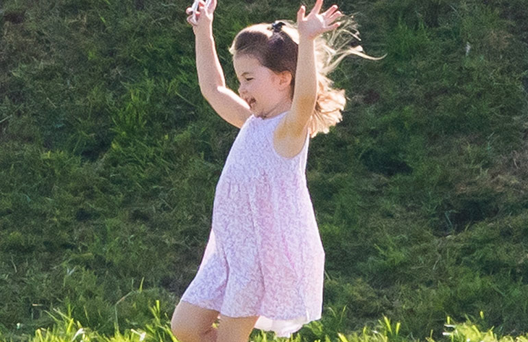 Playing outside