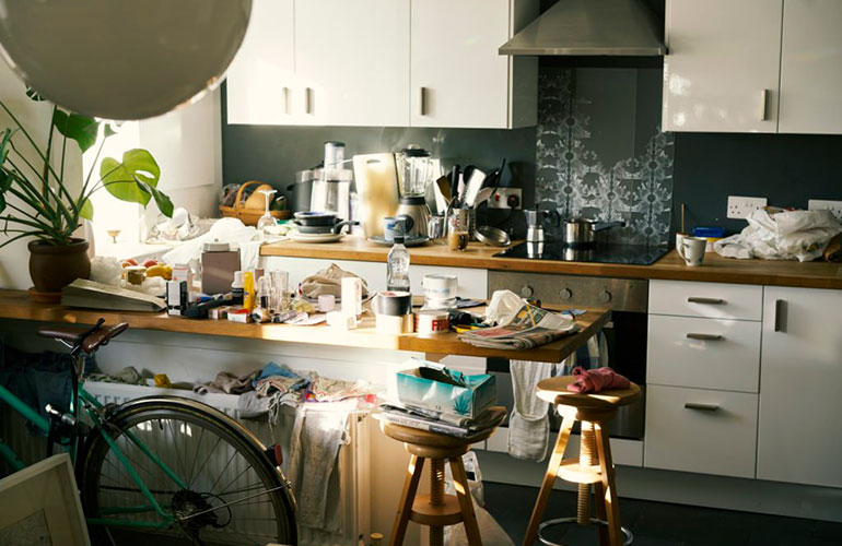 You’re surrounded by clutter