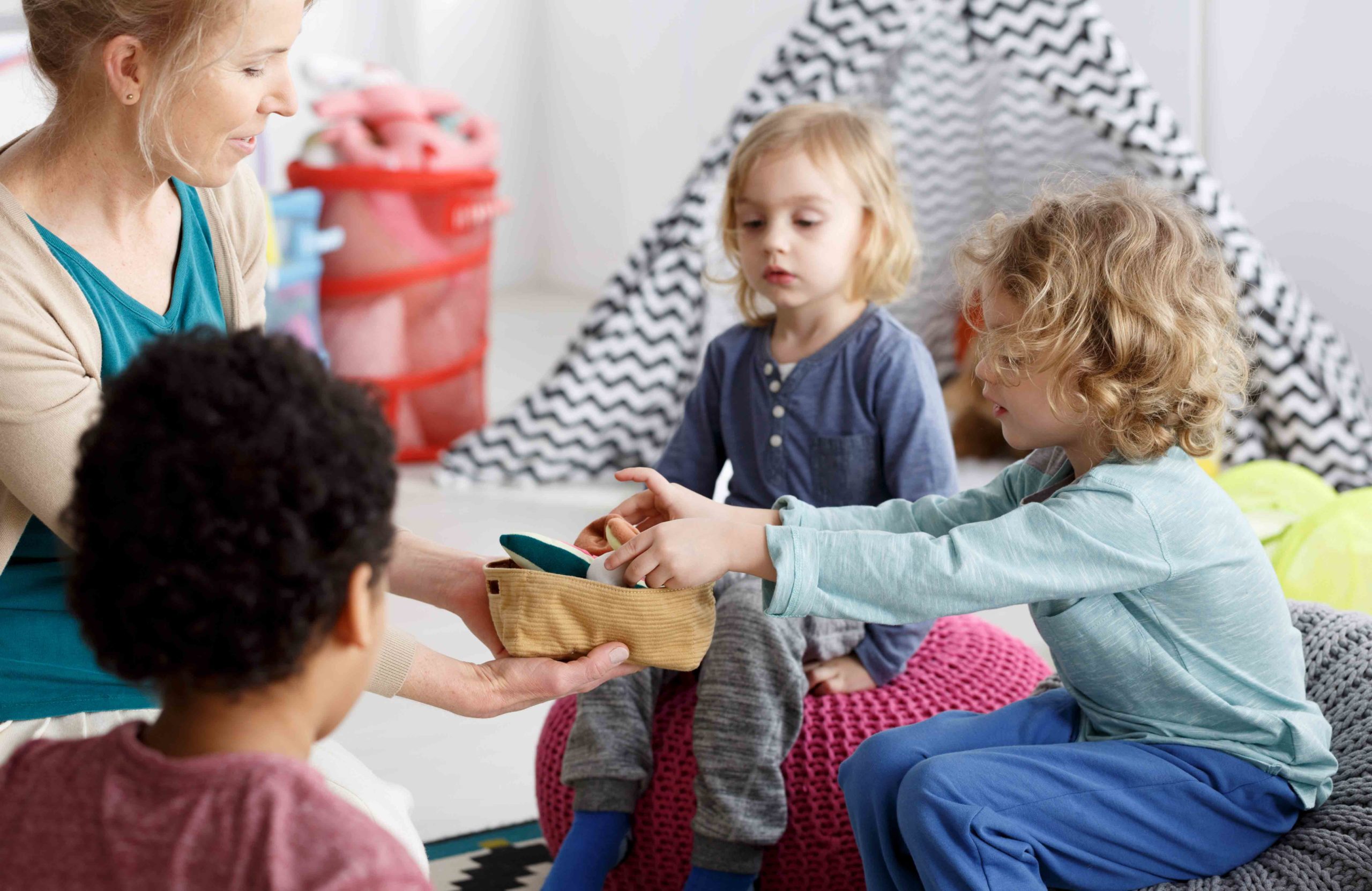 They make it easy for kids to put toys away