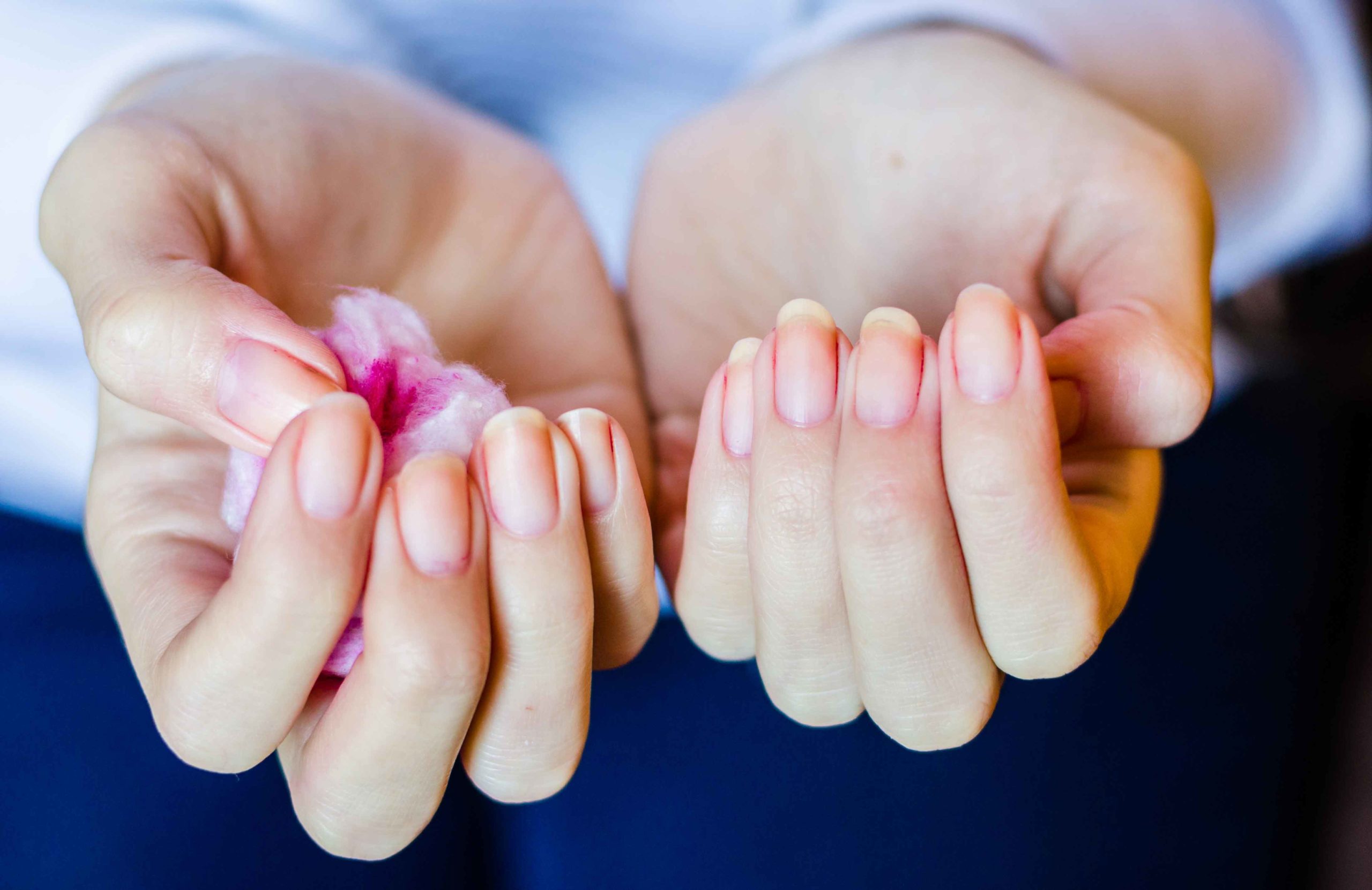 DIY a nail polish remover jar
