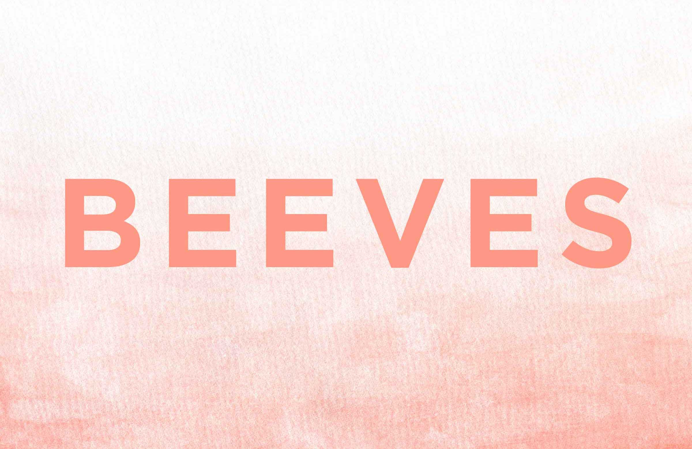 The plural of “beef” is…