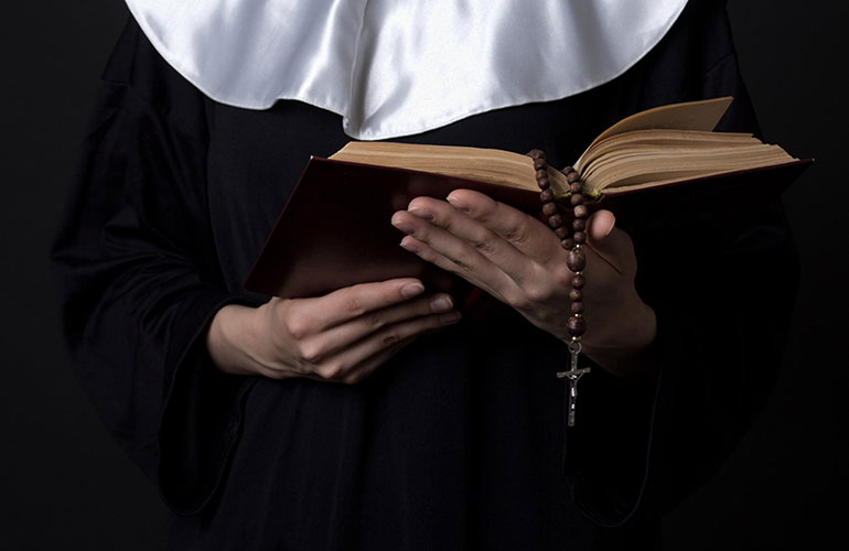 The Queen’s mother-in-law didn’t show up to the wedding dressed as a nun