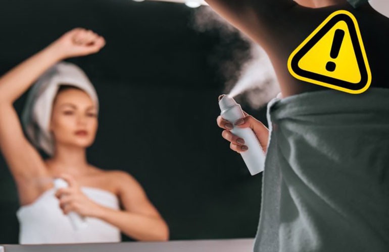 Using deodorant as makeup primer