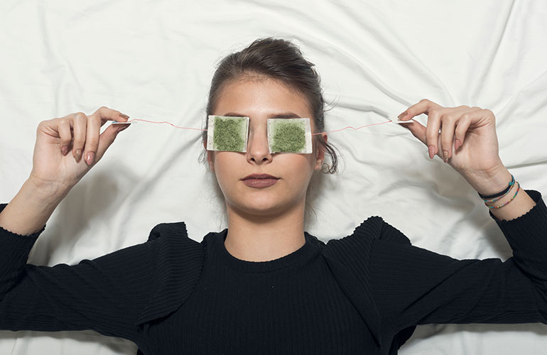 Chilled tea bags