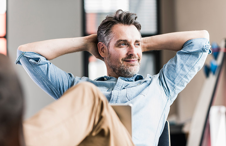 You’ll feel less stressed