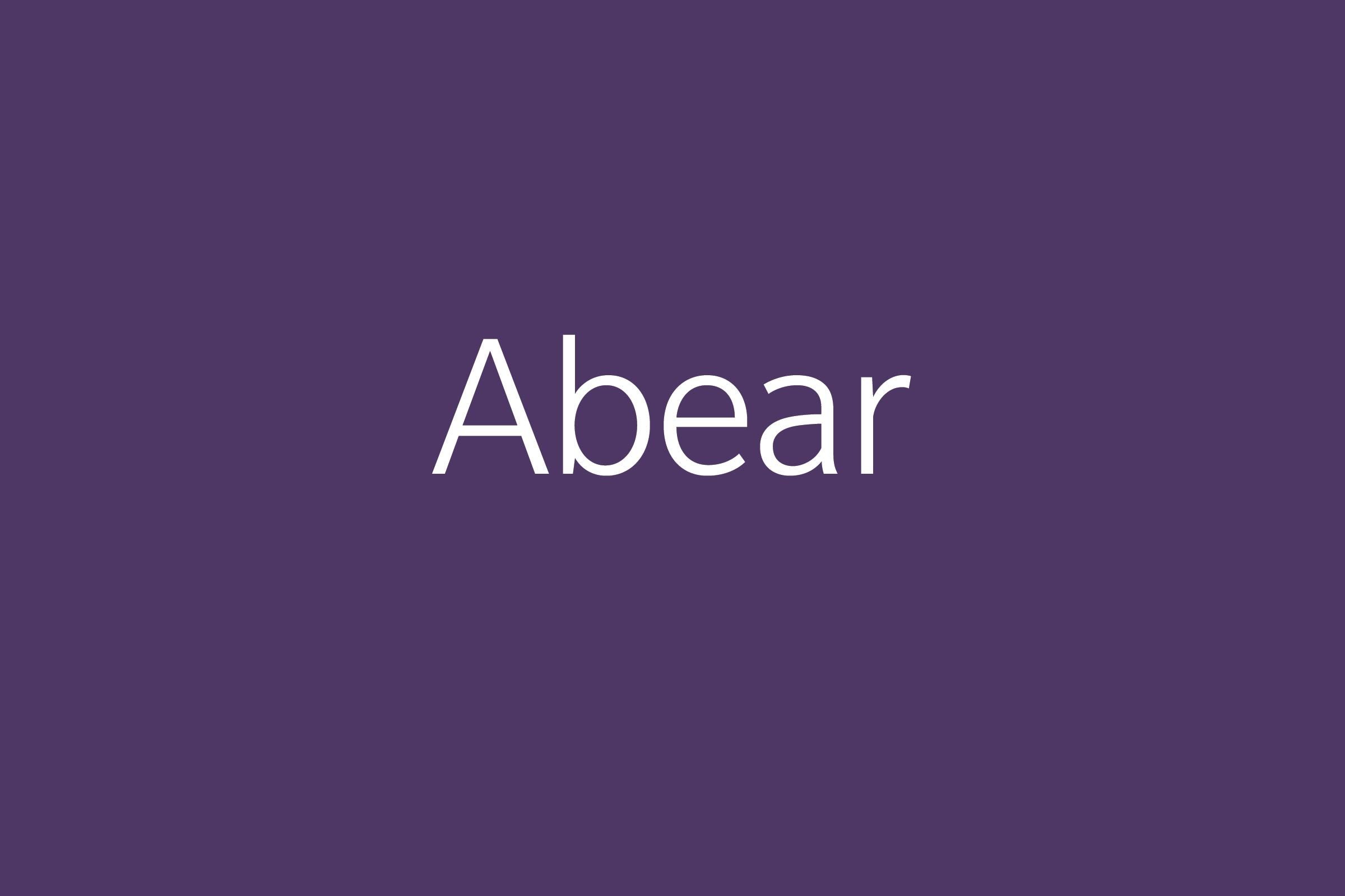 Abear