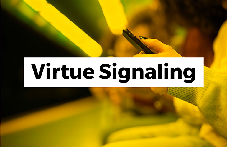 Virtue signalling