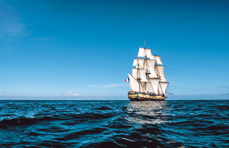 Sailing into history
