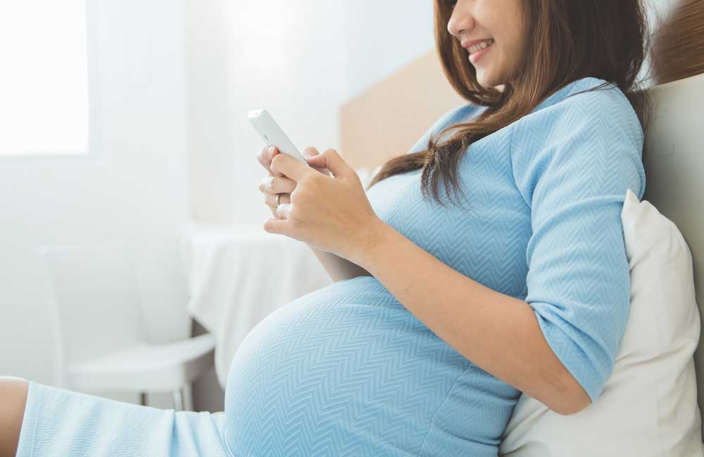 “I’m pregnant!”