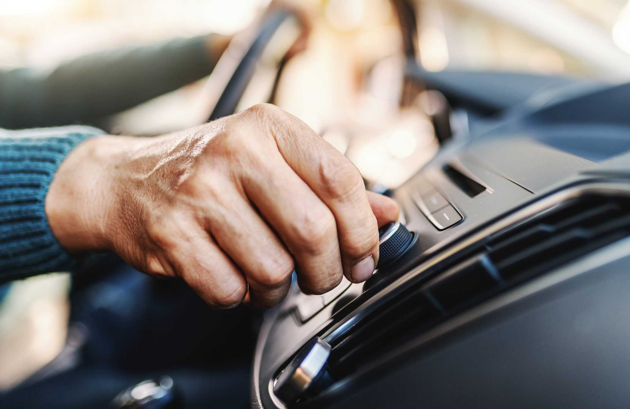 Blasting music with the windows down