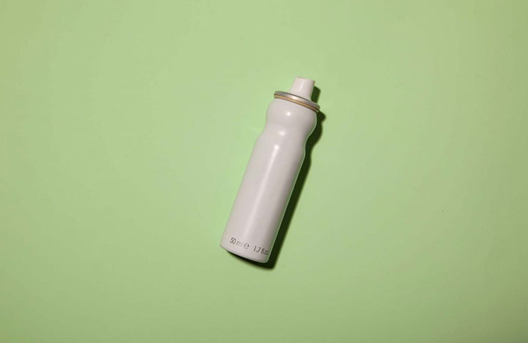 Spritz on dry shampoo
