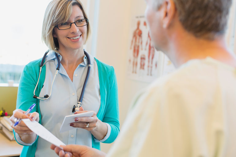 Get a prescription to treat hyperhidrosis