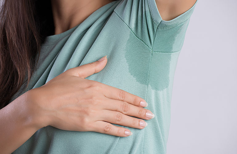 Laser treatment for armpits