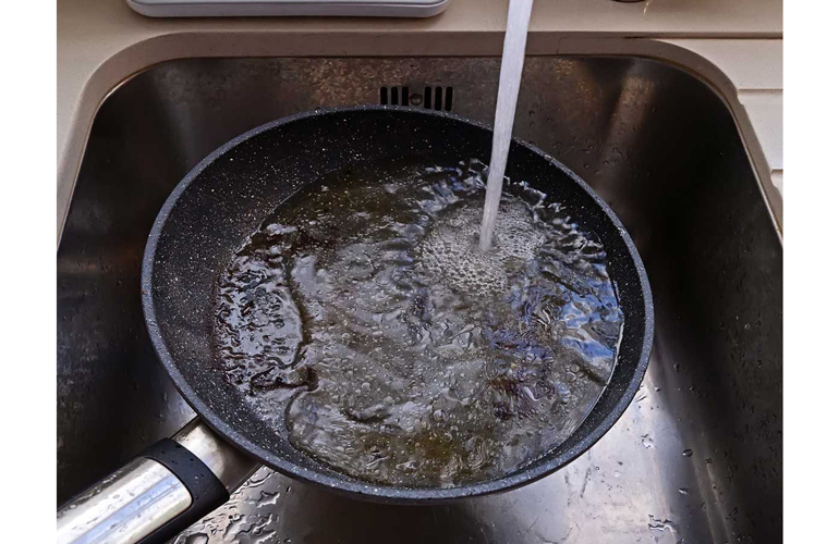 Plumbers don’t pour grease down the drain