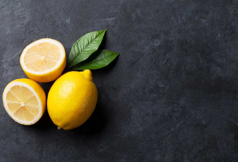 Lemon facial masks