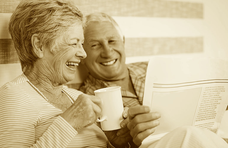 They laugh together