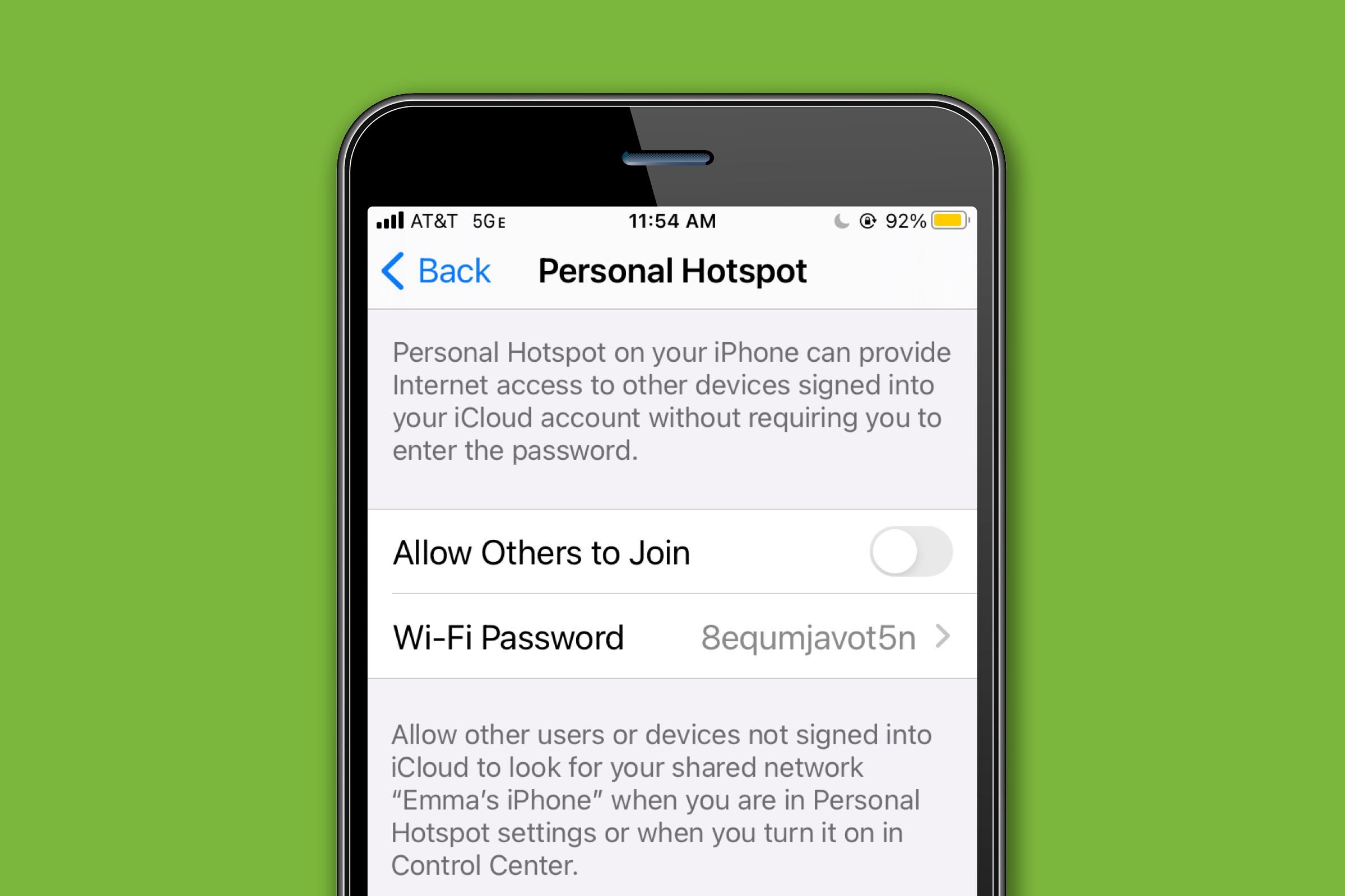 Connect your computer to your iPhone’s hotspot