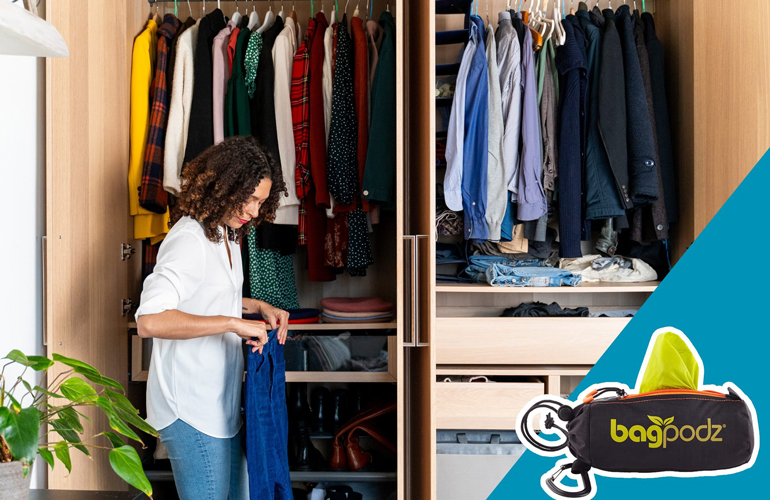 Get clothes you no longer want out of the wardrobe