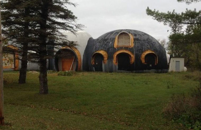 Concrete dome home