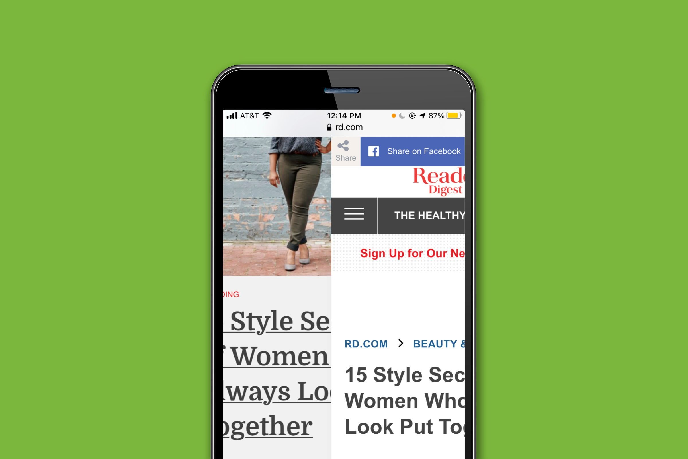 Swipe from left to right as an automatic back button