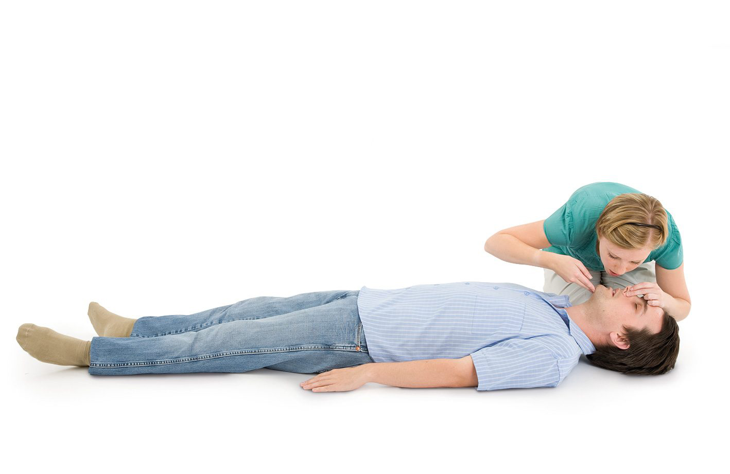 CPR step 5: Give rescue breaths