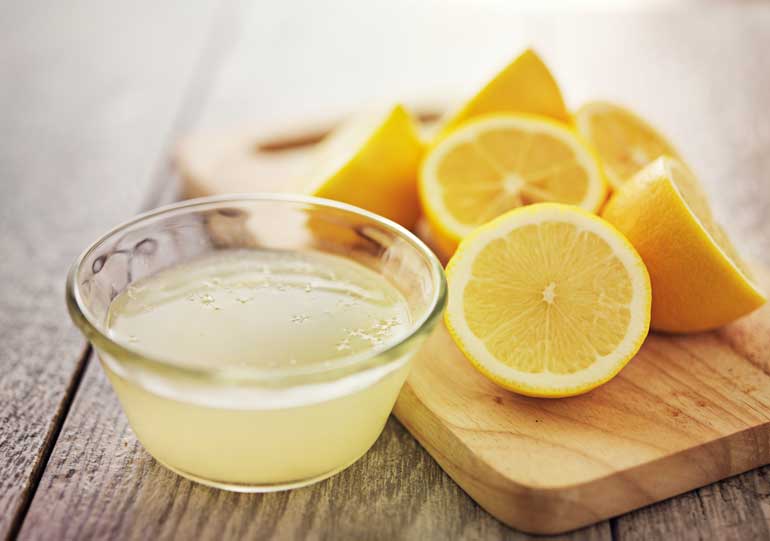 DIY lemon face masks