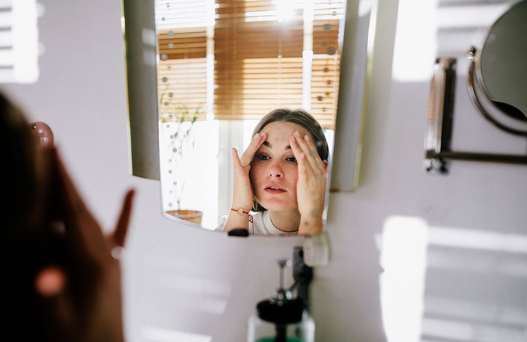 You spend a lot of time staring in the mirror