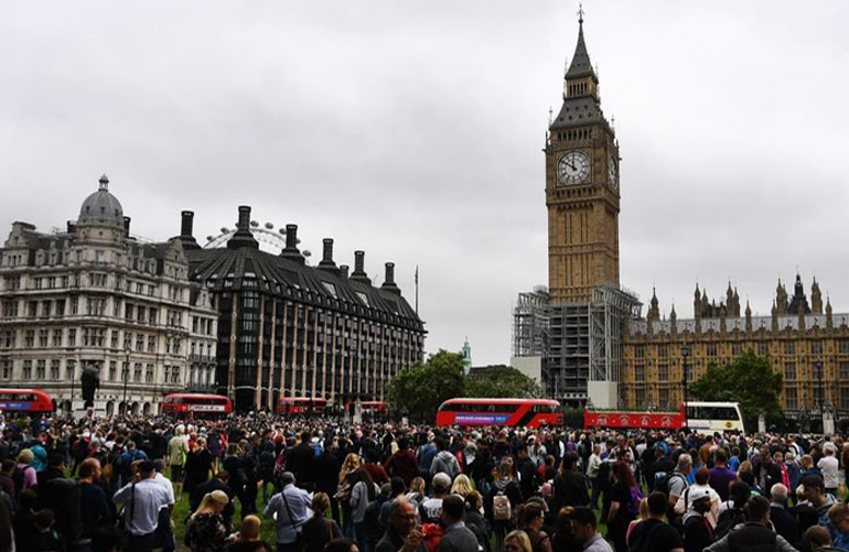 What happens during a national mourning period