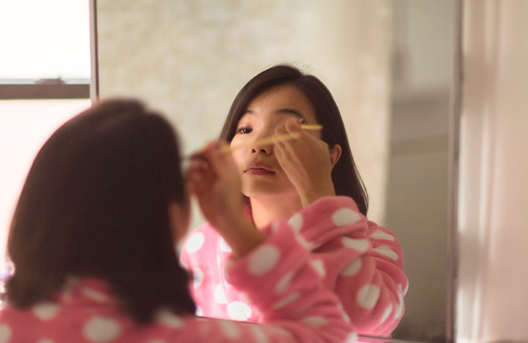Hangover makeup